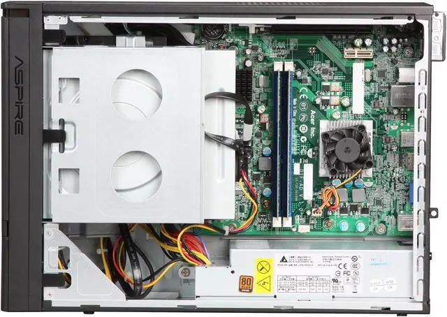 Alt view image 6 of 9 - Acer Desktop PC Aspire AX1430G-UW30P (PT.SHWP2.001) AMD E-450 4GB DDR3 1TB HDD AMD Radeon HD 6320 Windows 7 Home Premium 64-Bit