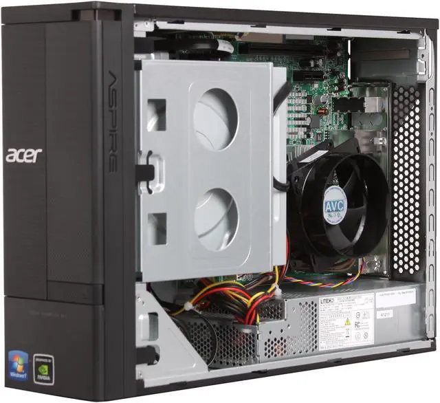 Alt view image 7 of 9 - Acer Desktop PC AX1420-UR12P (DT.SG9AA.002) AMD Athlon II X2 220 2GB DDR3 500GB HDD NVIDIA GeForce 6150 SE Windows 7 Home Premium 64-Bit