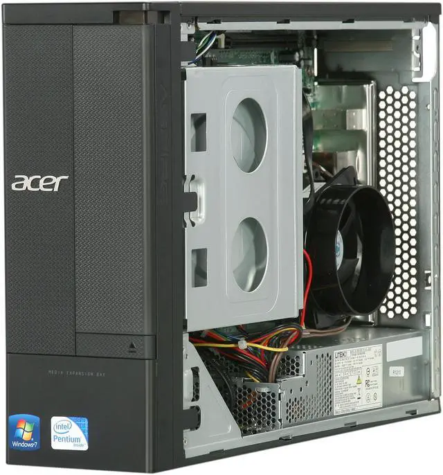 Alt view image 7 of 9 - Acer Desktop PC AX1920-UR22P (DT.SG8AA.002) Intel Pentium E6600 2GB DDR3 500GB HDD Intel HD Graphics Windows 7 Home Premium 64-Bit