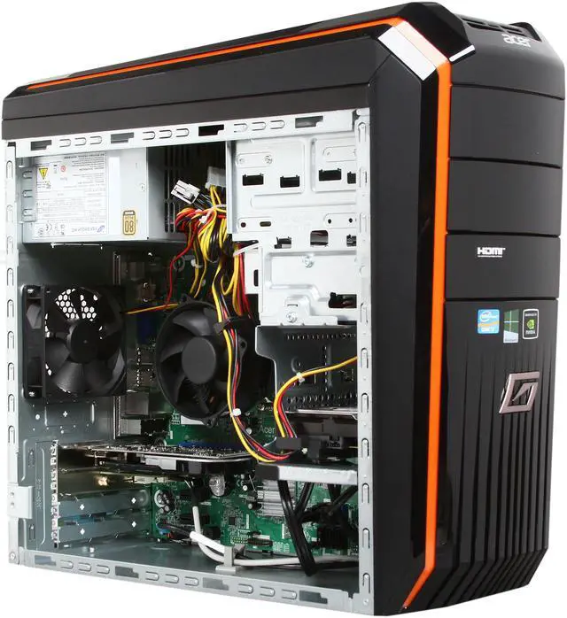Alt view image 7 of 10 - Acer Desktop PC Predator AG3620-UR308 (DT.SJPAA.004) Intel Core i7-3770 12GB DDR3 2TB HDD NVIDIA GeForce GT 630 2GB Windows 8