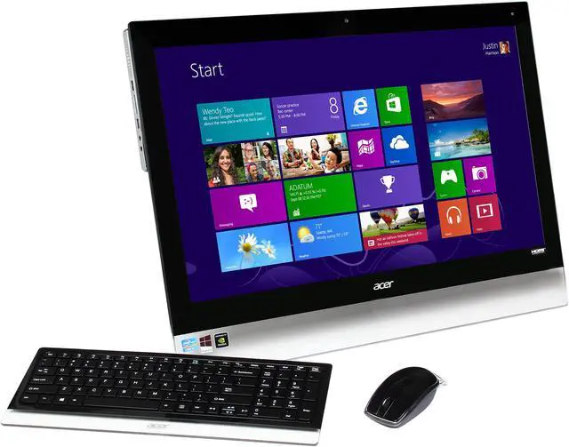 Main image of Acer Desktop PC Aspire A7600U-UR308 (DQ.SL6AA.001) Intel Core i5-3210M 8GB DDR3 1TB HDD 27" Touchscreen Windows 8
