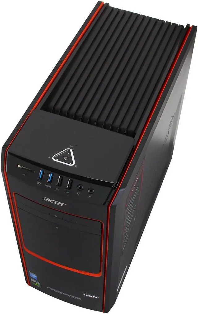 Alt view image 8 of 10 - Acer Desktop PC Predator AG3-605-UR20 (DT.SPXAA.001) Intel Core i7-4770 32GB DDR3 3TB HDD + 24GB SSD HDD NVIDIA GeForce GTX 660 1.5GB Windows 8