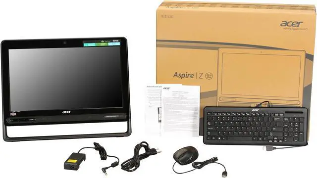 Alt view image 7 of 7 - Acer All-in-One PC Aspire AZC-102-UR20 (DQ.SPRAA.001) AMD E1-1500 6GB DDR3 500GB HDD AMD Radeon HD 7310 Windows 8