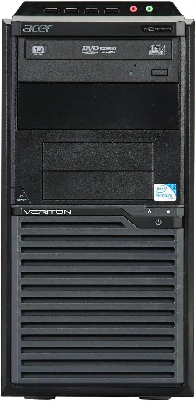 Alt view image 2 of 9 - Acer Desktop PC Veriton 2 VM2611G-UG2020X (DT.VFFAA.005) Intel Pentium G2020 4GB DDR3 500GB HDD Intel HD Graphics Windows 7 Professional 64-bit