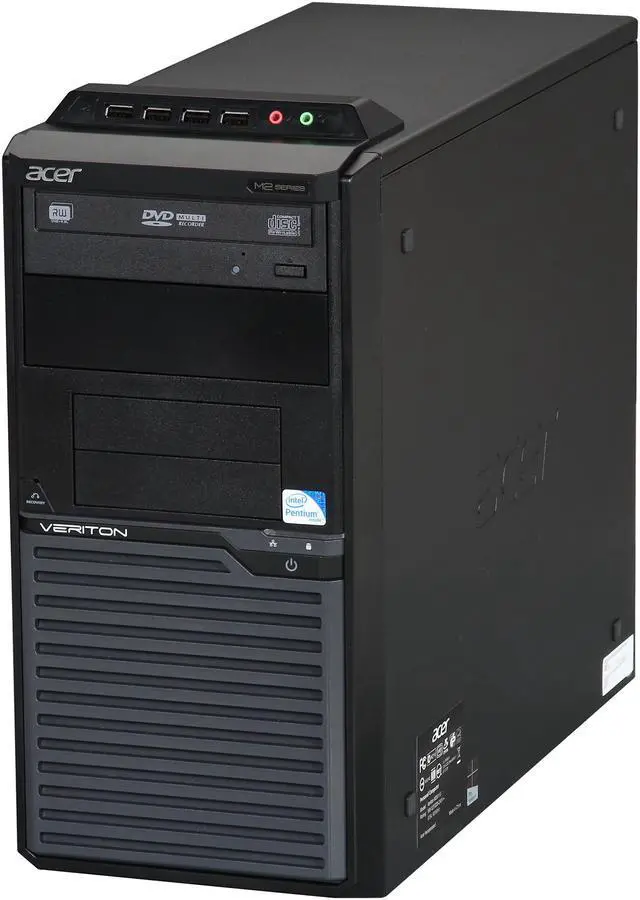 Alt view image 3 of 9 - Acer Desktop PC Veriton 2 VM2611G-UG2020X (DT.VFFAA.005) Intel Pentium G2020 4GB DDR3 500GB HDD Intel HD Graphics Windows 7 Professional 64-bit