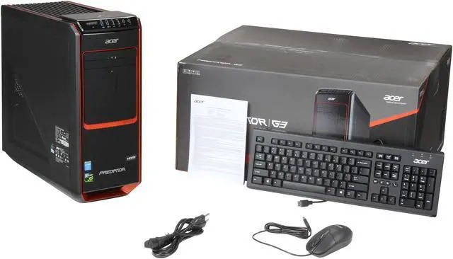 Alt view image 10 of 10 - Acer Predator Desktop PC AG3-605-UR39 Intel Core i7 4770 (3.40 GHz) 8 GB DDR3 1 TB HDD NVIDIA GeForce GTX 770 Windows 8