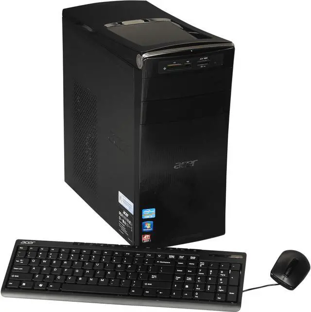 Main image of Acer Desktop PC AM3970G-UW10P (PT.SJVP2.001) Intel Core i5-2320 8GB DDR3 1TB HDD AMD Radeon HD 7530M 1GB Windows 7 Home Premium 64-Bit