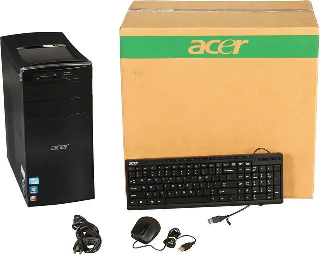 Alt view image 10 of 10 - Acer Desktop PC AM3970G-UW10P (PT.SJVP2.001) Intel Core i5-2320 8GB DDR3 1TB HDD AMD Radeon HD 7530M 1GB Windows 7 Home Premium 64-Bit