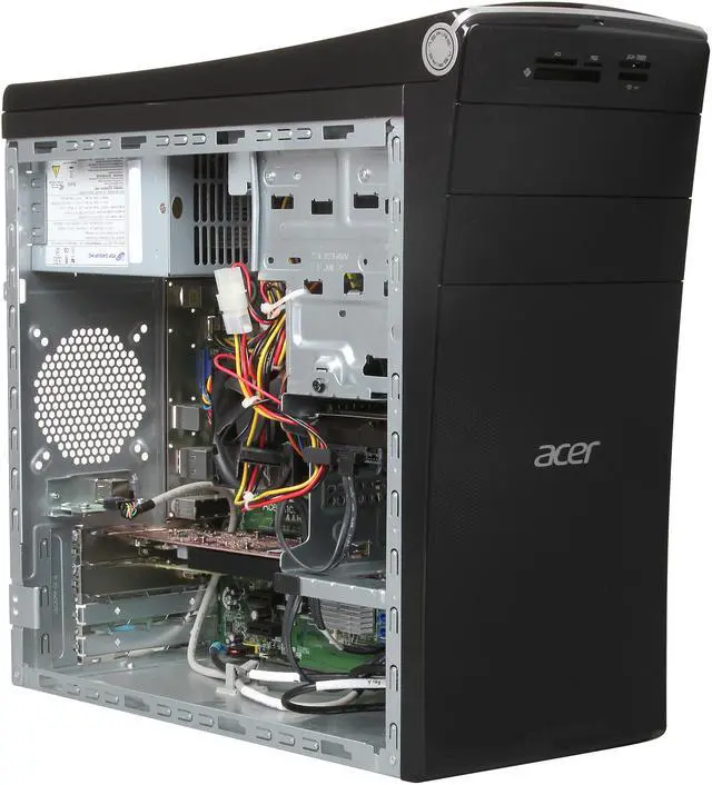 Alt view image 7 of 10 - Acer Desktop PC Aspire M3 AM3420-UR20P (DT.SKNAA.001) AMD A10-5700 12GB DDR3 2TB HDD AMD Radeon HD 7470 2GB Windows 7 Home Premium 64-Bit
