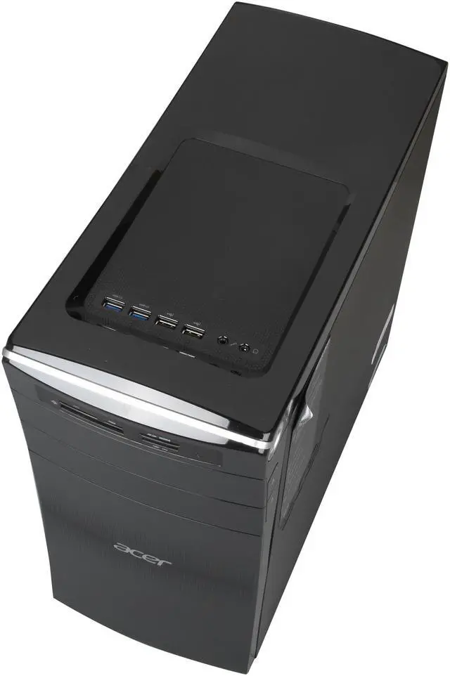 Alt view image 8 of 10 - Acer Desktop PC Aspire M3 AM3420-UR20P (DT.SKNAA.001) AMD A10-5700 12GB DDR3 2TB HDD AMD Radeon HD 7470 2GB Windows 7 Home Premium 64-Bit