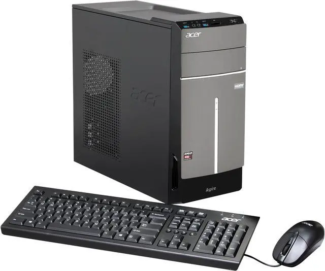 Main image of Acer Desktop PC ATC-105-UR11 AMD A10-6700 10GB DDR3 1TB HDD AMD Radeon HD 8670D Windows 8.1