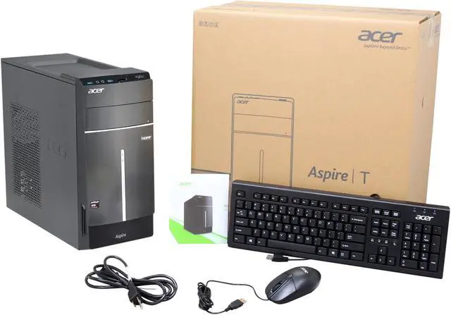 Alt view image 9 of 9 - Acer Desktop PC ATC-105-UR11 AMD A10-6700 10GB DDR3 1TB HDD AMD Radeon HD 8670D Windows 8.1