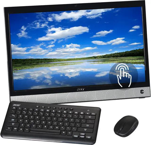 Main image of Acer DA220HQL (UM.WD0AA.A01) All in One Multi Touch Android Computer ARM Cortex-A9 Dual Core 1.0Ghz 1GB RAM 8GB Internal Storage 21.5” HD 2-Point Multi Touch Display Android 4.0 Ice Cream Sandwich