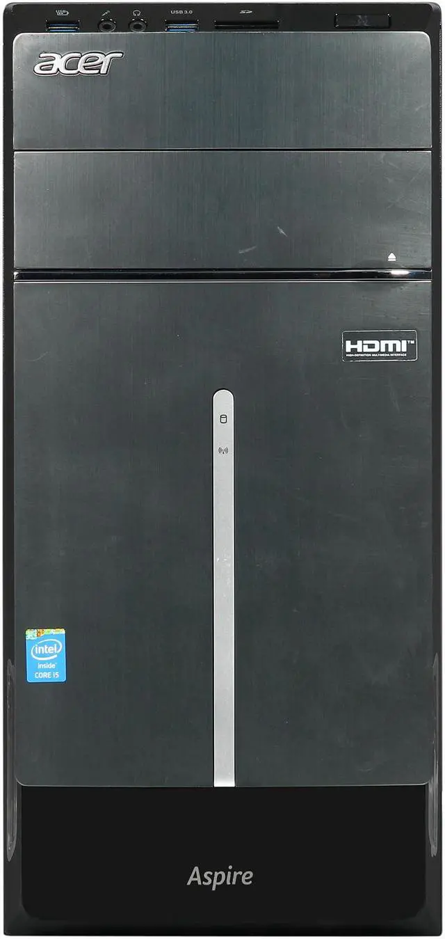 Alt view image 2 of 9 - Acer Desktop PC Aspire ATC-605-UB11 (DT.SRQAA.008) Intel Core i5-4440 8GB DDR3 1TB HDD Windows 8.1 64-Bit