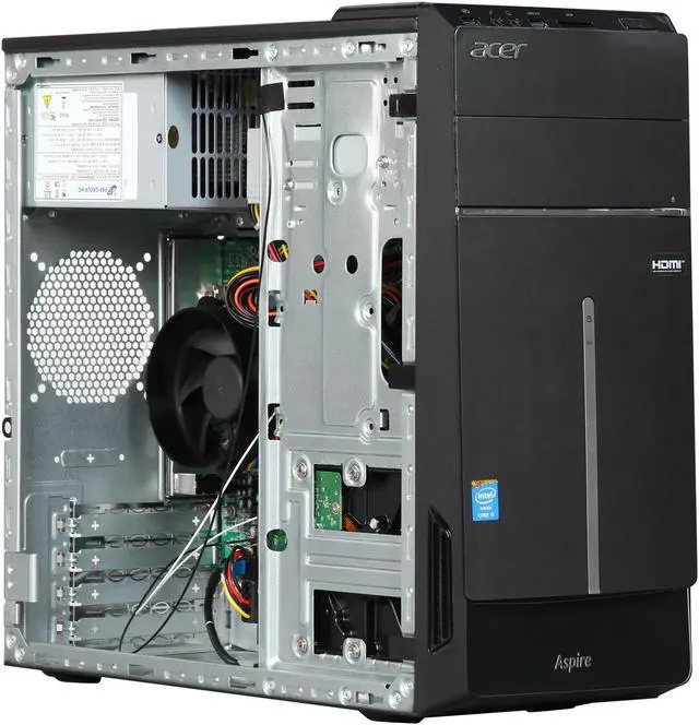 Alt view image 7 of 9 - Acer Desktop PC Aspire ATC-605-UB11 (DT.SRQAA.008) Intel Core i5-4440 8GB DDR3 1TB HDD Windows 8.1 64-Bit