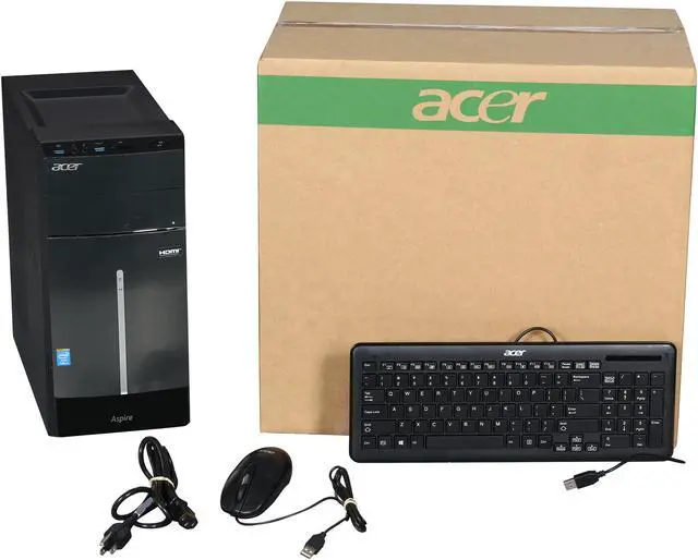 Alt view image 9 of 9 - Acer Desktop PC Aspire ATC-605-UB11 (DT.SRQAA.008) Intel Core i5-4440 8GB DDR3 1TB HDD Windows 8.1 64-Bit