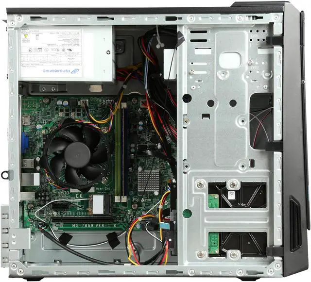 Alt view image 6 of 9 - Acer Desktop PC Aspire T ATC-605-UR19 Intel Core i5-4440 4GB DDR3 500GB HDD Intel HD Graphics 4600 Windows 8.1 64-Bit