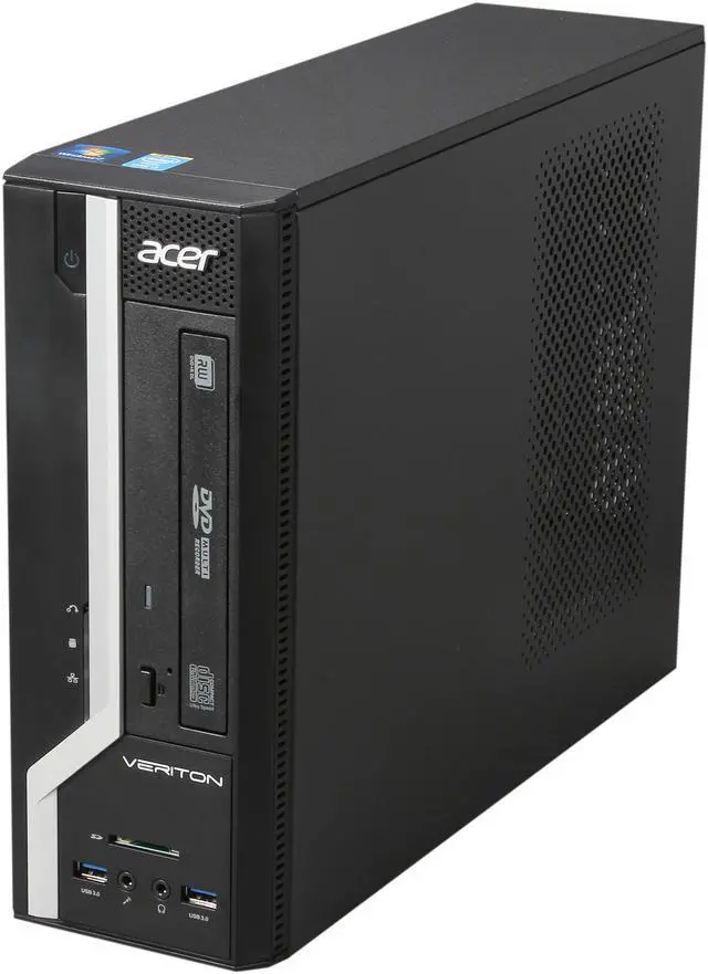 Alt view image 3 of 9 - Acer Desktop PC VX2631-UR11 Intel Core i3-4130 4GB DDR3 500GB HDD Intel HD Graphics 4400 Windows 7 Home Premium 64-Bit