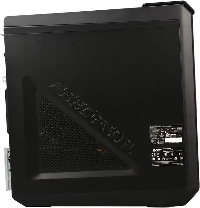 Alt view image 4 of 9 - Acer Desktop PC Predator AG3-605-UR1C Intel Core i5-4440 8GB DDR3 1TB HDD NVIDIA GeForce GTX 745 4GB Windows 8.1 64-Bit