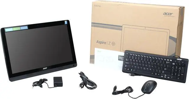 Alt view image 7 of 7 - Acer All-in-One PC Aspire AZC-606-UR24 Intel Celeron J1900 4GB DDR3 500GB HDD 19.5" Windows 8.1