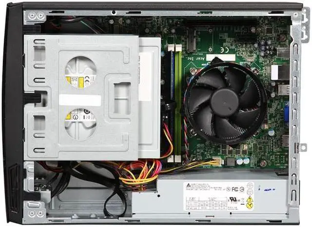 Alt view image 6 of 9 - Acer Desktop PC Aspire AXC-605-UR2B Intel Core i5-4440 4GB DDR3 1TB HDD Intel HD Graphics 4600 Windows 7 Home Premium 64-Bit