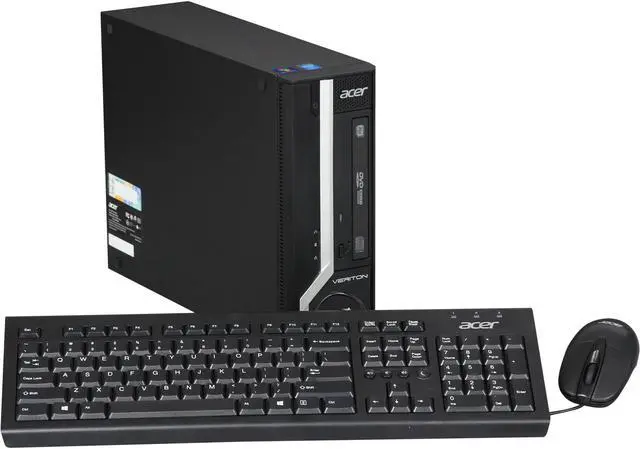 Main image of Acer Veriton 2 VX2631-UR11 Desktop PC with Intel Core i3-4130 processor (3.4GHz), 4GB DDR3 SDRAM memory, 500GB hard drive, DVD±R/RW DL, Windows 7 Home (64 Bit)