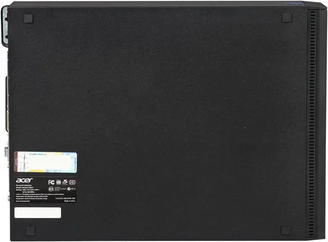 Alt view image 4 of 10 - Acer Veriton 2 VX2631-UR11 Desktop PC with Intel Core i3-4130 processor (3.4GHz), 4GB DDR3 SDRAM memory, 500GB hard drive, DVD±R/RW DL, Windows 7 Home (64 Bit)