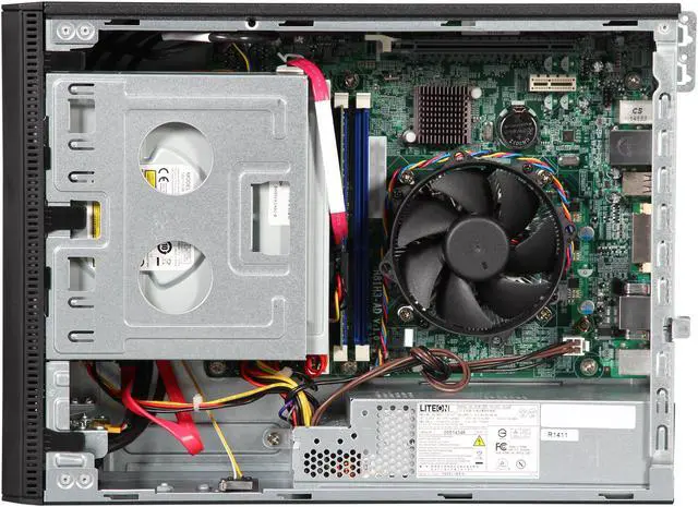 Alt view image 6 of 10 - Acer Veriton 2 VX2631-UR11 Desktop PC with Intel Core i3-4130 processor (3.4GHz), 4GB DDR3 SDRAM memory, 500GB hard drive, DVD±R/RW DL, Windows 7 Home (64 Bit)