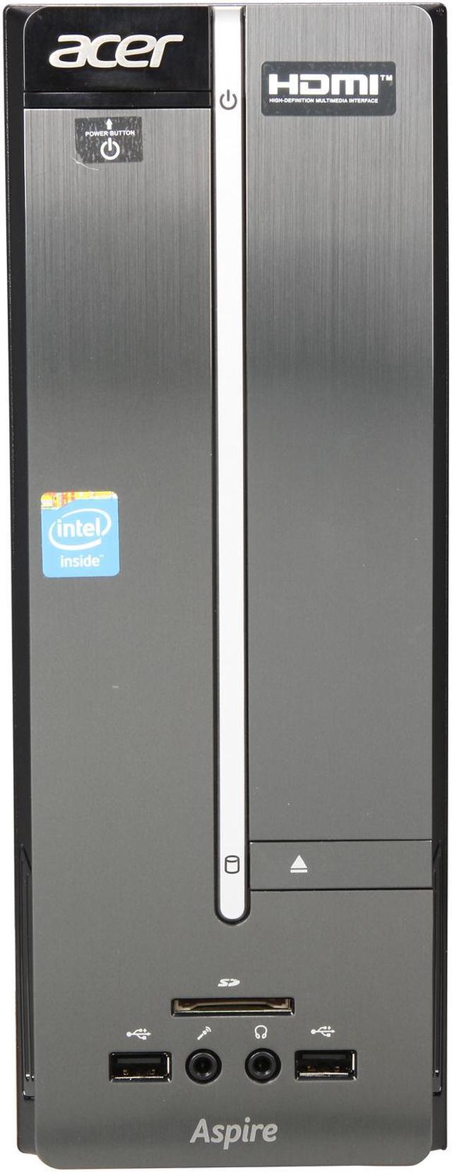 Alt view image 2 of 9 - Acer Aspire AXC-603G-UW13 Desktop PC Celeron J1900 2.0GHz, 4GB Memory, 500GB HDD, DVDRW, Windows 8.1 64Bit (DT.SUVAA.003)