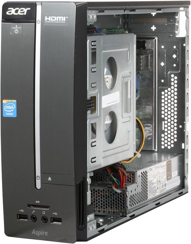 Alt view image 7 of 9 - Acer Aspire AXC-603G-UW13 Desktop PC Celeron J1900 2.0GHz, 4GB Memory, 500GB HDD, DVDRW, Windows 8.1 64Bit (DT.SUVAA.003)