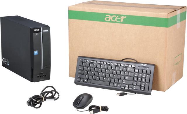 Alt view image 9 of 9 - Acer Aspire AXC-603G-UW13 Desktop PC Celeron J1900 2.0GHz, 4GB Memory, 500GB HDD, DVDRW, Windows 8.1 64Bit (DT.SUVAA.003)