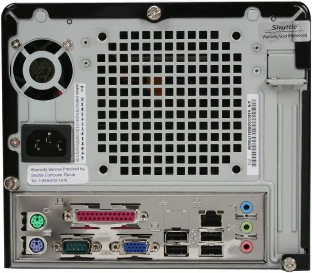 Alt view image 5 of 13 - Shuttle Desktop PC K-4500-N Intel Celeron 440 512MB DDR2 80GB HDD Intel GMA 950 Foresight Linux