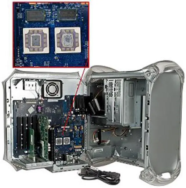 Alt view image 7 of 7 - Apple Desktop PC Power Mac G4(M8573LLA-1B) 1.25GHz 1GB DDR 80GB HDD ATI Radeon 9000 Pro
