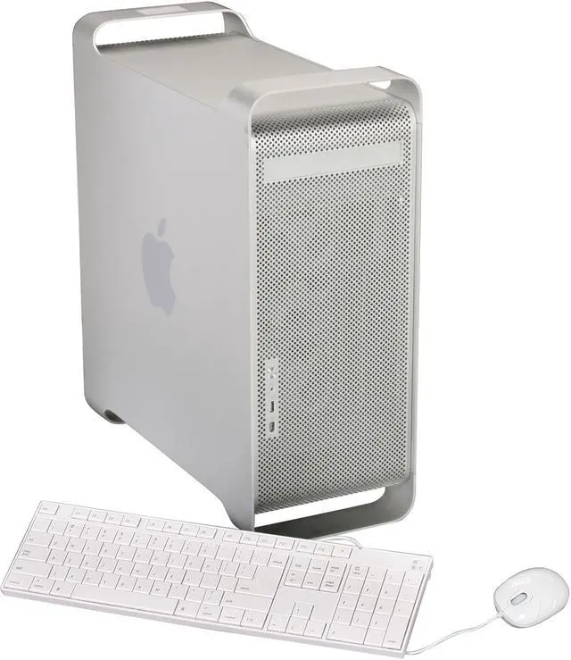 Main image of Apple Desktop PC Power Mac G5 (M9592LL/A) 2.50GHz 512MB DDR2 160GB HDD NVIDIA GeForce 6600 with 256MB of GDDR SDRAM Mac OS X 10.4 Tiger
