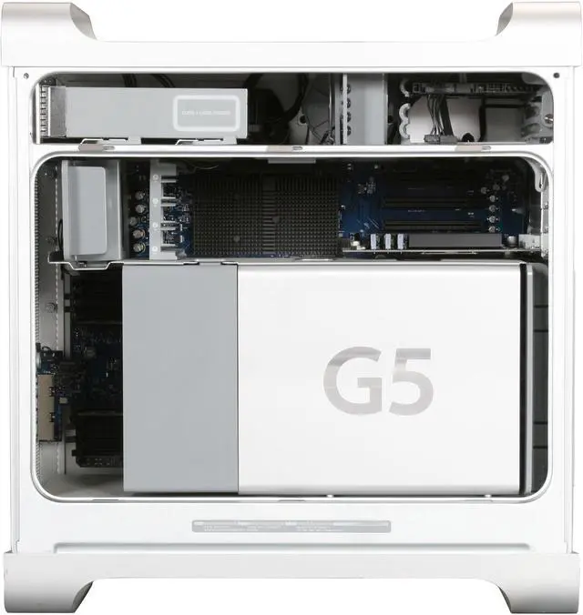 Alt view image 6 of 9 - Apple Desktop PC Power Mac G5 (M9592LL/A) 2.50GHz 512MB DDR2 160GB HDD NVIDIA GeForce 6600 with 256MB of GDDR SDRAM Mac OS X 10.4 Tiger