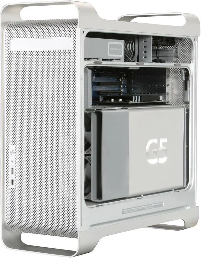 Alt view image 7 of 9 - Apple Desktop PC Power Mac G5 (M9592LL/A) 2.50GHz 512MB DDR2 160GB HDD NVIDIA GeForce 6600 with 256MB of GDDR SDRAM Mac OS X 10.4 Tiger