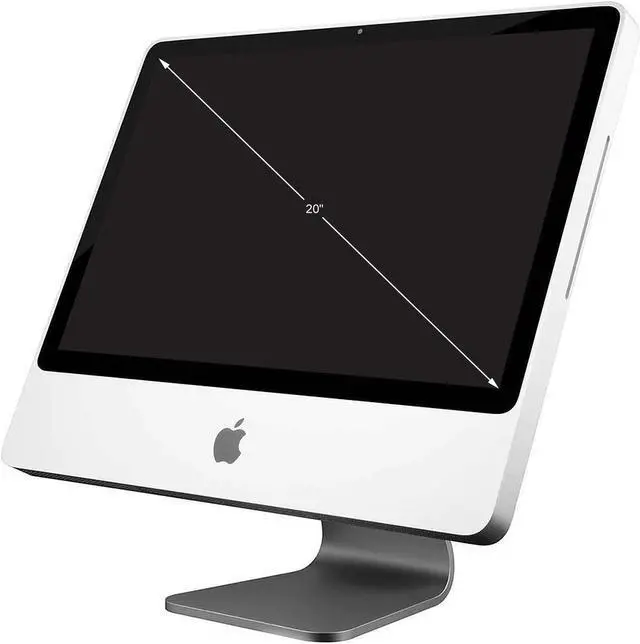 Alt view image 2 of 2 - Apple Desktop Computer iMac (Mid-2009) MC015LLA-R Core 2 Duo 2.0 GHz 1 GB DDR3 160 GB HDD NVIDIA GeForce 9400M Grade B