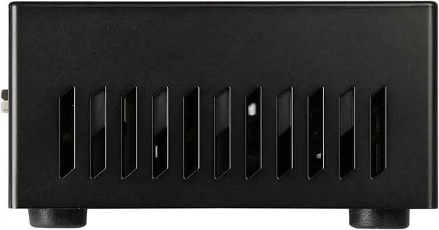 Alt view image 3 of 6 - ECS LIVA X Mini PC Intel Bay Trail N2808 SOC 2GB DDR3L 32GB Storage mSATA SSD Expansion Fanless Windows 10