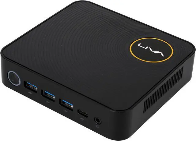 Main image of ECS LIVA Z Mini PC Intel Apollo Lake N3350 SOC Dual LAN 4GB DDR3L 32GB Storage M.2 Expansion Fanless Windows 10