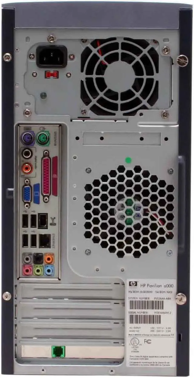 Alt view image 6 of 16 - HP Desktop PC Pavilion a819n (PS526AA) Intel Pentium 4 520 512MB DDR 200GB HDD Intel GMA 900 Windows XP Home
