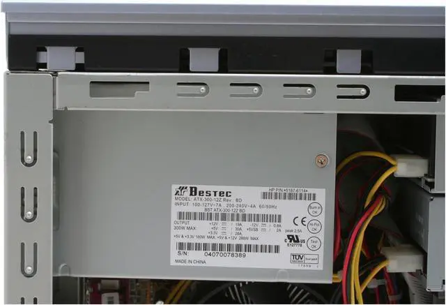 Alt view image 10 of 20 - HP Desktop PC Media Center m1170n Intel Pentium 4 530 512MB DDR 200GB HDD ATI Radeon X300 SE Windows XP Media Center 2005