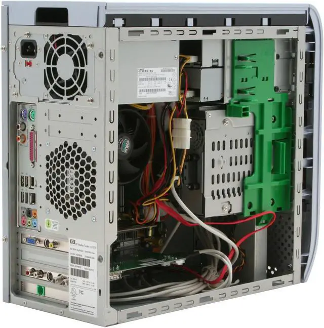 Alt view image 12 of 20 - HP Desktop PC Media Center m1170n Intel Pentium 4 530 512MB DDR 200GB HDD ATI Radeon X300 SE Windows XP Media Center 2005