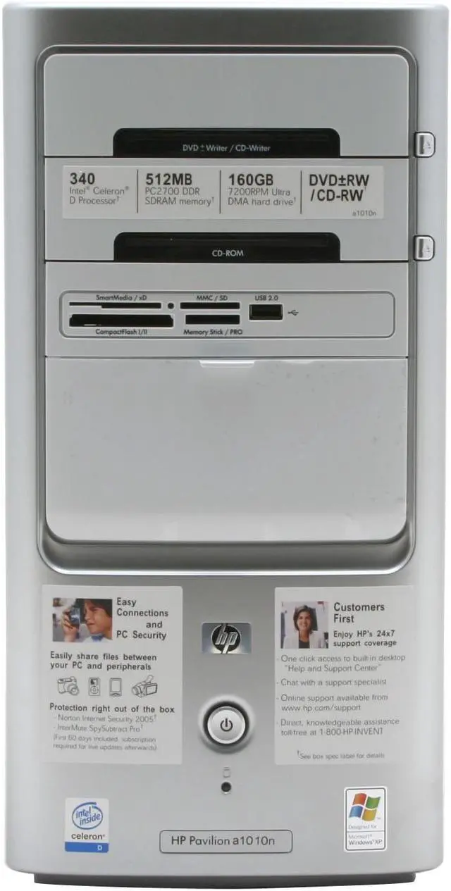 Power4Laptops Adattatore Alimentatore per Computer Fisso Compatibile con HP Pavilion 24-A010