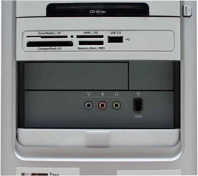 Alt view image 5 of 17 - HP Desktop PC Pavilion a1000n (PS567AA) Intel Celeron D 340 512MB DDR 80GB HDD Intel Extreme Graphics Windows XP Home