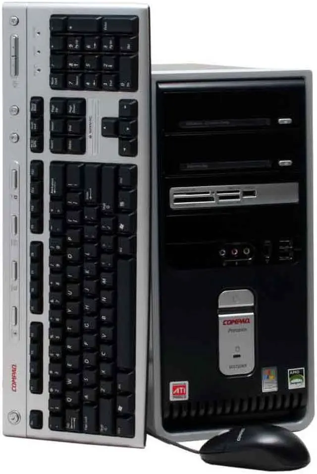 Main image of COMPAQ Desktop PC Presario SR1720NX (EL435AA) 3500+(2.20 GHz) 512MB DDR 160GB HDD ATI Radeon Integrated Graphics Windows XP Home