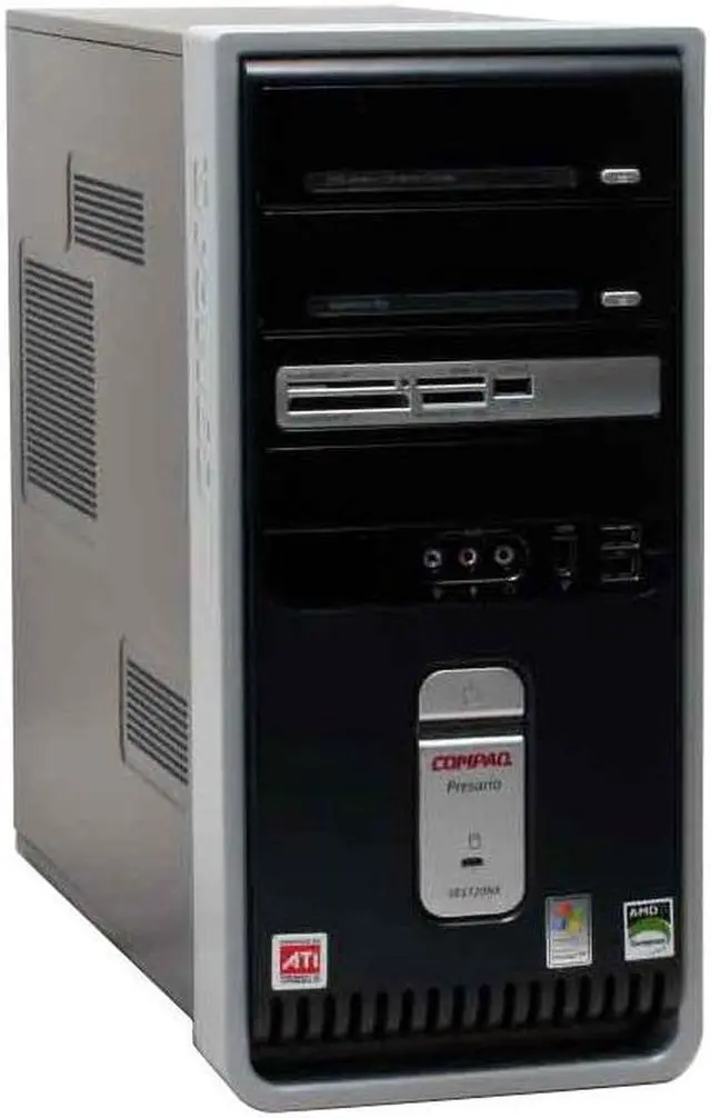 Alt view image 2 of 16 - COMPAQ Desktop PC Presario SR1720NX (EL435AA) 3500+(2.20 GHz) 512MB DDR 160GB HDD ATI Radeon Integrated Graphics Windows XP Home