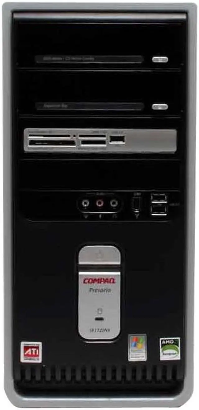 Alt view image 4 of 16 - COMPAQ Desktop PC Presario SR1720NX (EL435AA) 3500+(2.20 GHz) 512MB DDR 160GB HDD ATI Radeon Integrated Graphics Windows XP Home