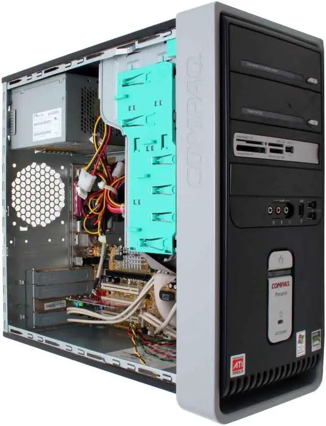 Alt view image 9 of 16 - COMPAQ Desktop PC Presario SR1720NX (EL435AA) 3500+(2.20 GHz) 512MB DDR 160GB HDD ATI Radeon Integrated Graphics Windows XP Home