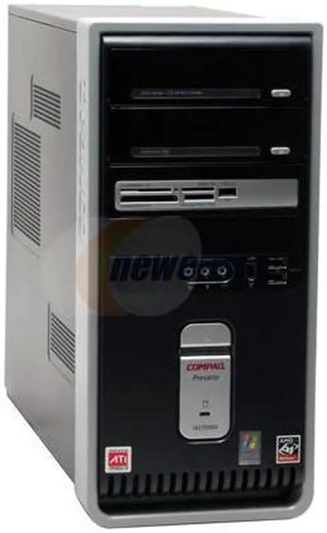 Alt view image 2 of 17 - COMPAQ Desktop PC Presario SR1750NX (EL445AA) 3500+(2.20 GHz) 1GB DDR 200GB HDD ATI Radeon Integrated Graphics Windows XP Media Center