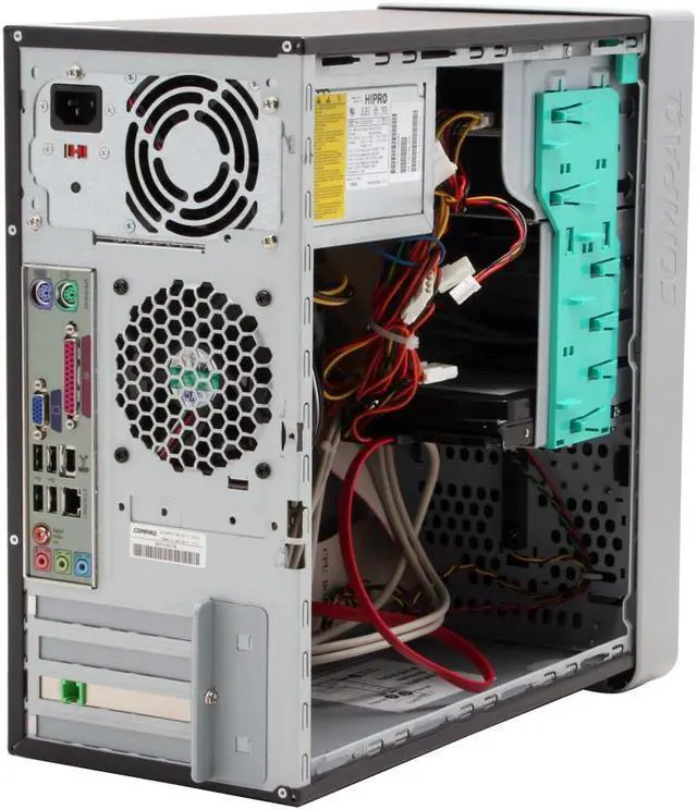 Alt view image 10 of 17 - COMPAQ Desktop PC Presario SR1750NX (EL445AA) 3500+(2.20 GHz) 1GB DDR 200GB HDD ATI Radeon Integrated Graphics Windows XP Media Center
